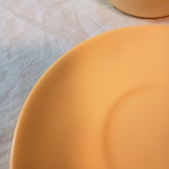 Rae Dunn Memaw Grandma Sunny Yellow Tea Coffee Mug Black Writing Cup and Saucer - Picture 11 of 12